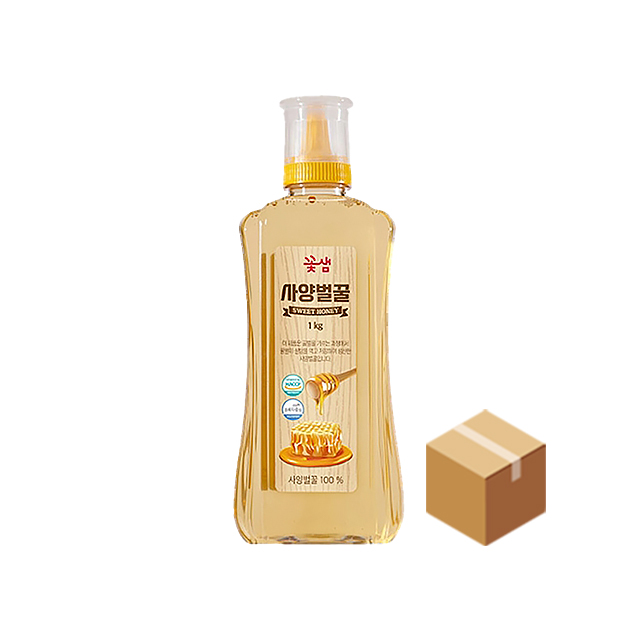 꽃샘 사양벌꿀 1kg, 10개 : 빅커피스토어