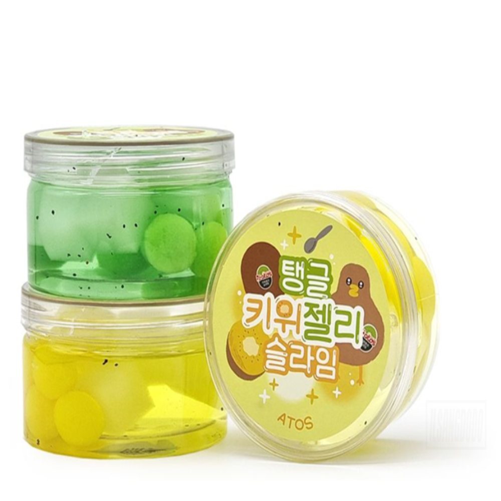 탱글 키위 젤리 슬라임 향기 랜덤 diy 재미있는클레이 음식슬라임 : 일상도도