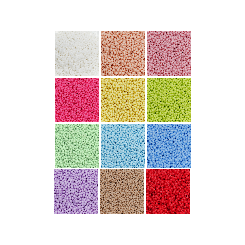 아르테스앤코 2mm 땅콩아크릴시드비즈 단품 DIY악세사리재료 13가지컬러 : 로블리상점