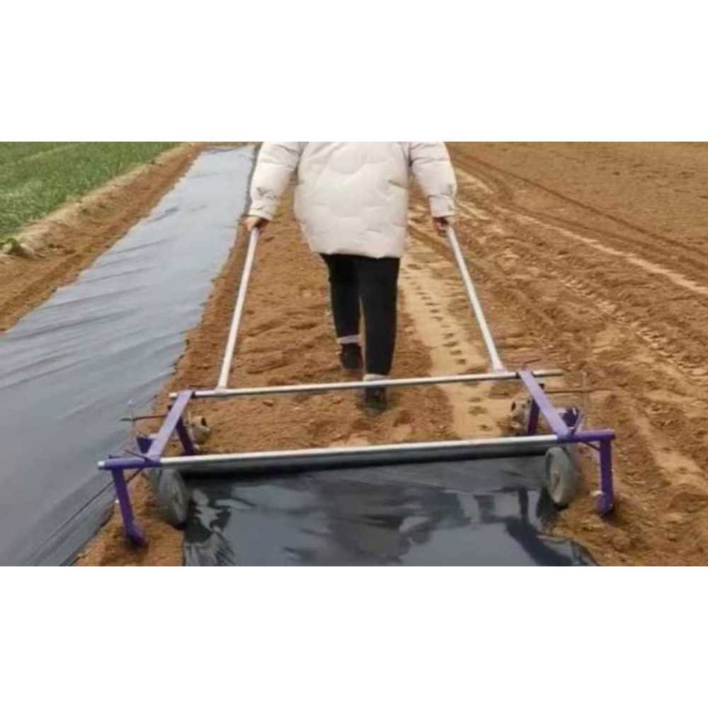 비닐멀칭기 농업용 고추밭 인력 1 2m의 비닐덮는기계 조절식 멀칭기 밭코팅 조절 1m : 픽앤쿨샵005