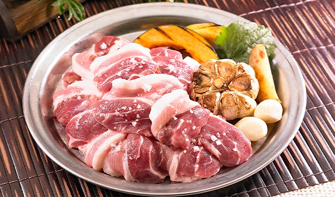 황금한우 한돈 김해원조 뒷고기 1kg+1kg 총 2팩 : 대웅황금한우