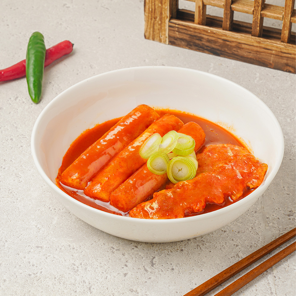 [덕자네방앗간] 우리쌀 가래떡 떡볶이 밀키트 370g : 플라스머