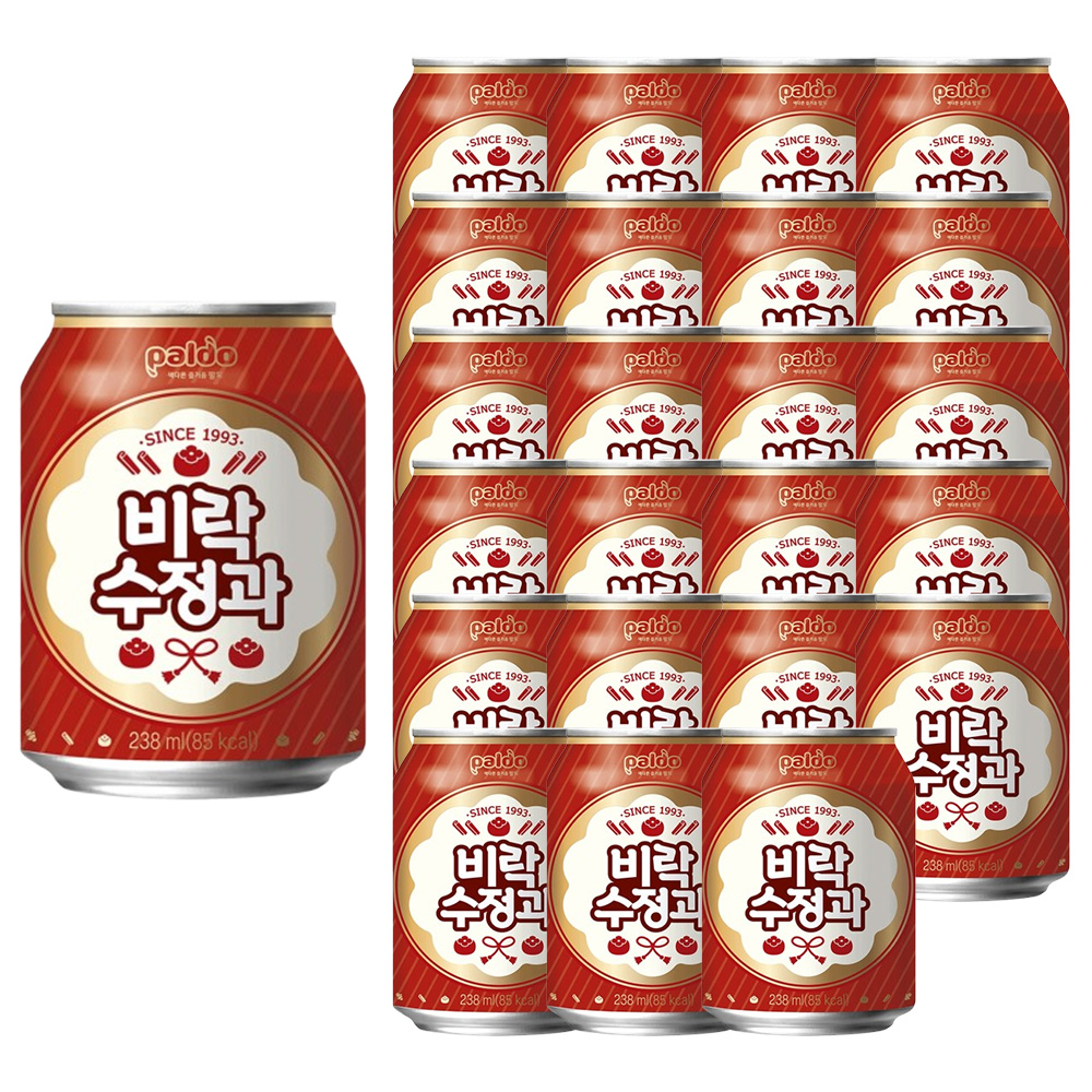 팔도 비락 수정과 238ml 24can : 부산종합유통