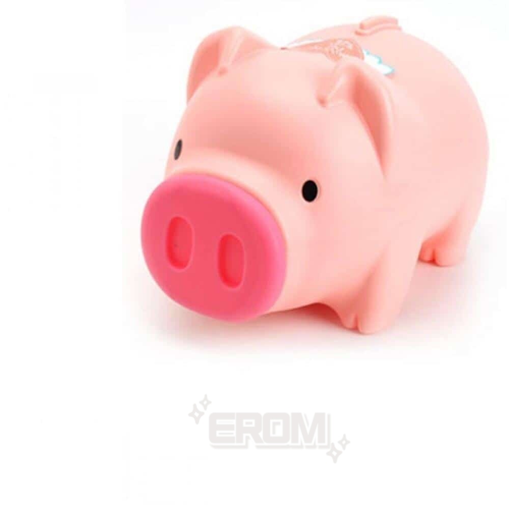 EROM 마키 팬시 돼지 저금통 왕대형 핑크 돼지저금통 : 썸띵데어