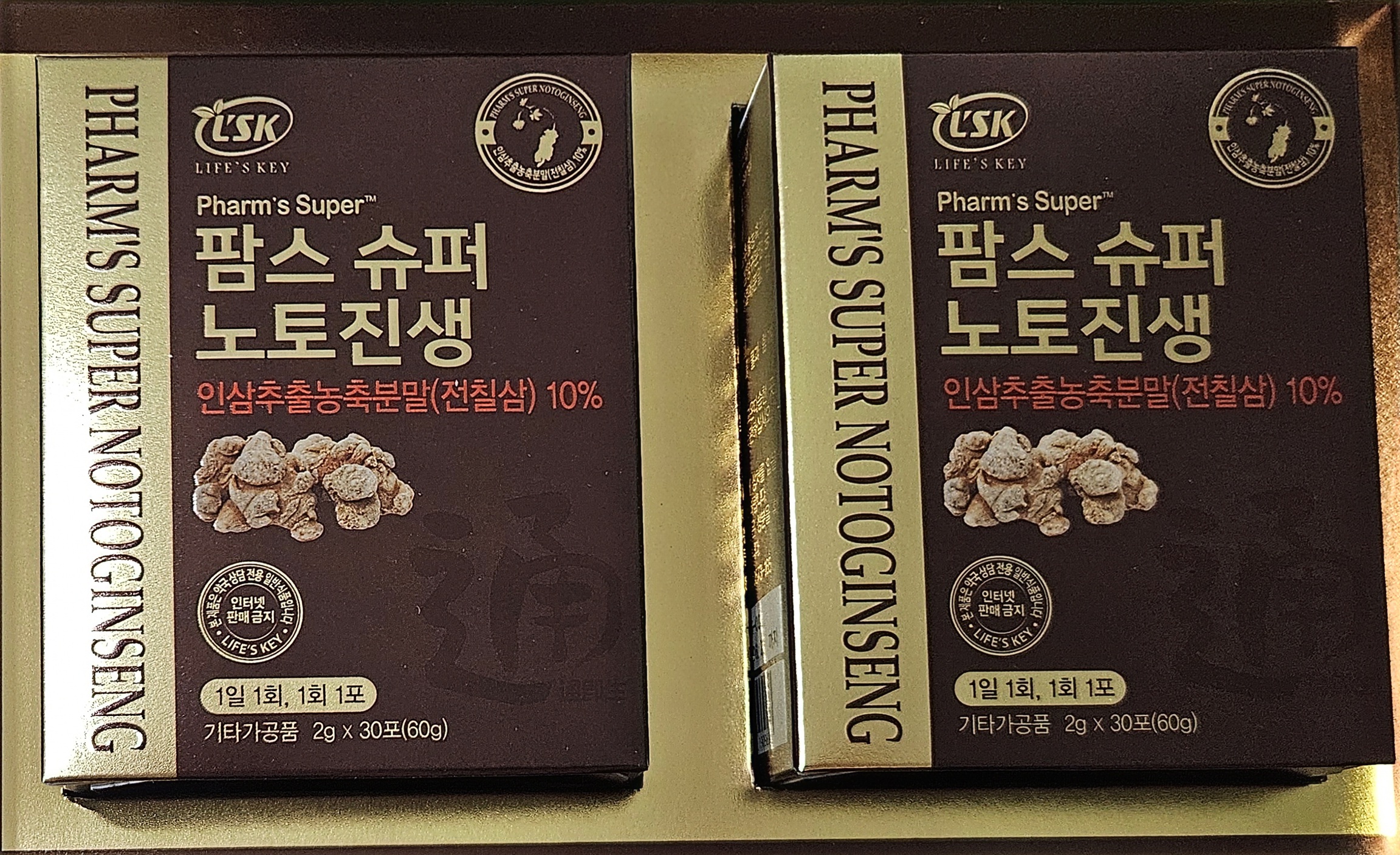팜스슈퍼노토진생 30포×2개입 : No.1 건식마켓