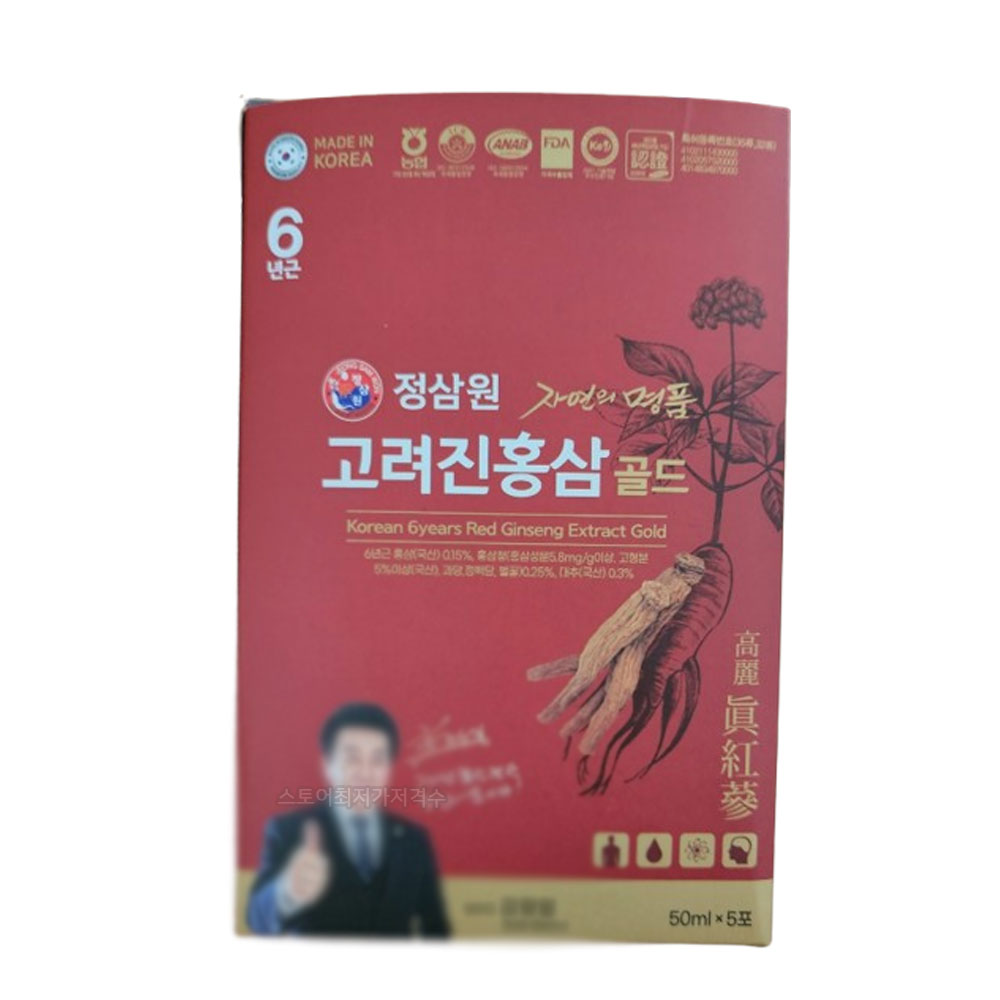 정삼원 고려진홍삼 골드 50ml 30포 : 스토어최저가저격수