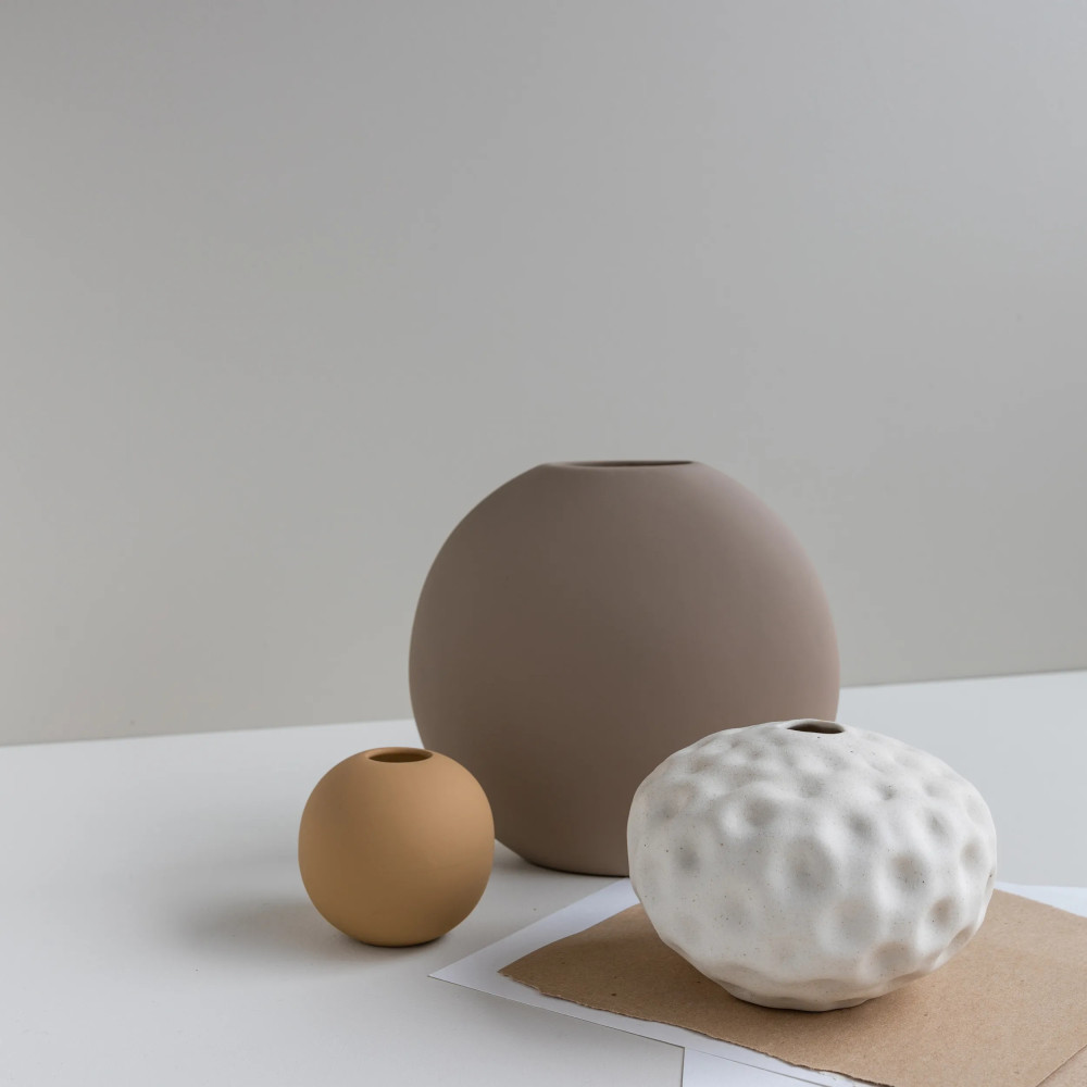 쿠이디자인 Seedpod 화병 10cm 바닐라 씨드팟 꽃병 아이보리 : 윤스 해외구매대행