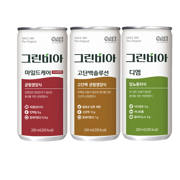 정식품 그린비아 고단백솔루션 마일드케어 디엠 200ml 30캔 / 베스트상품 성인 노인 환자 영양식 : 베지밀-이데이몰