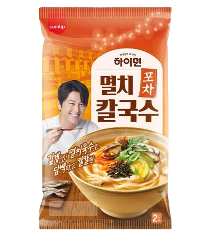 삼립 하이면 얼큰버섯 포차 칼국수 366g 2인분 : 인그린라이프