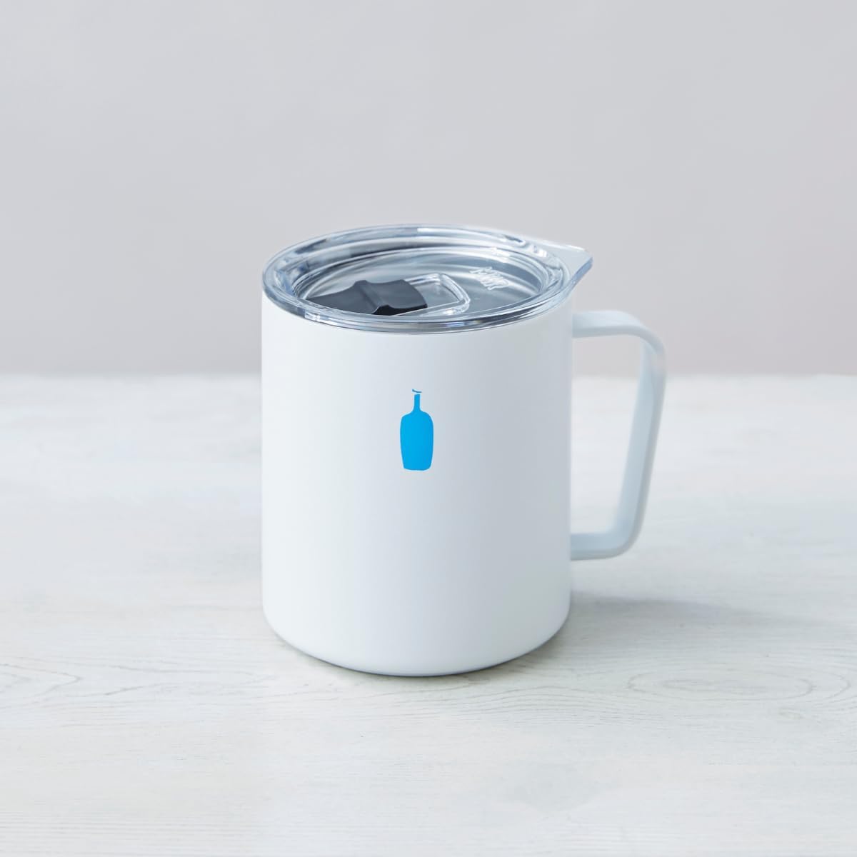 블루보틀 화이트 여행 머그잔 12oz 도자기 커피 머그컵 세트 선물 유리 실용적 캠핑 단일 상품 : 모노비루