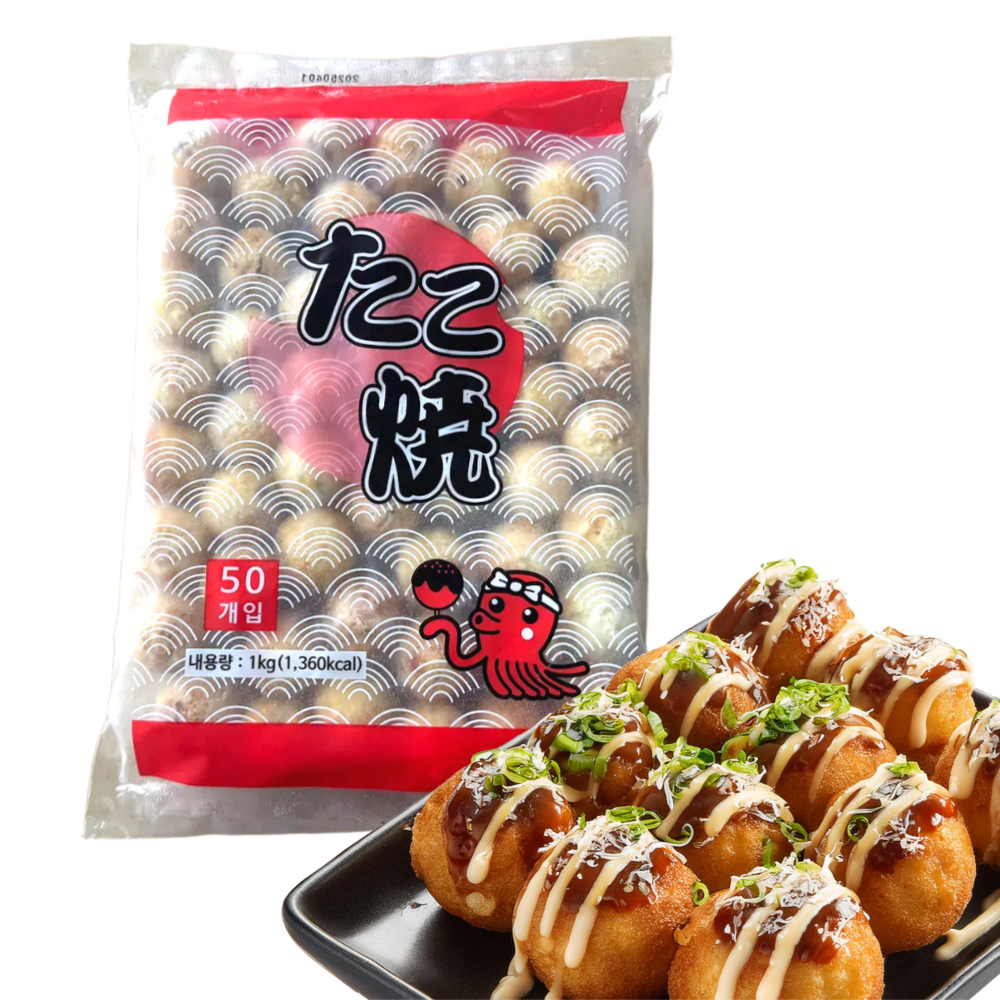 문어 함량 13% 가득한 프리미엄 타코야끼 1kg : 마니쿡스