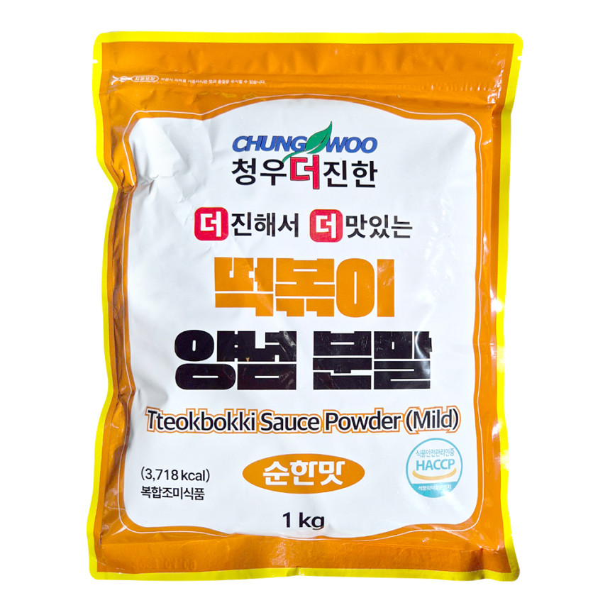 청우 더진한 떡볶이양념분말 1kg 순한맛 : 오투오 마켓