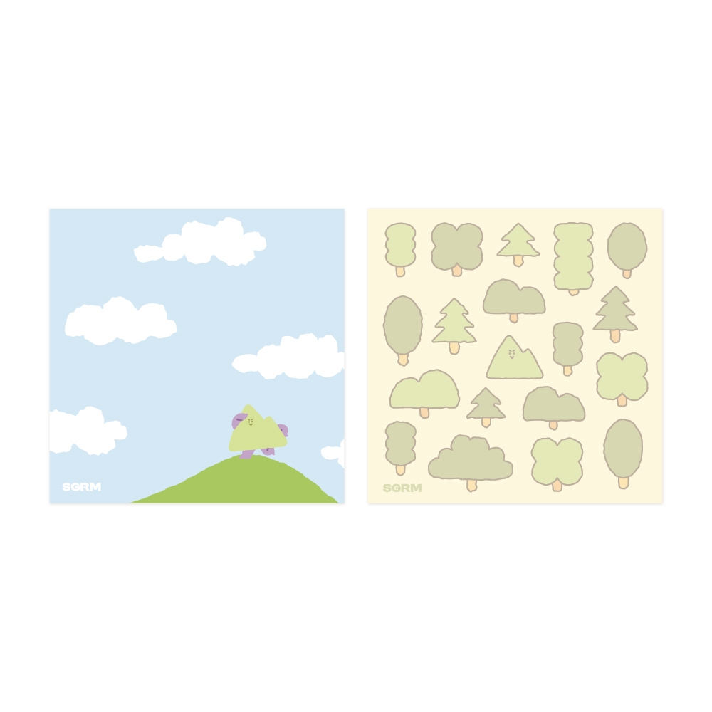 산그리메 떡메모지 2type : 산그리메 sgrm