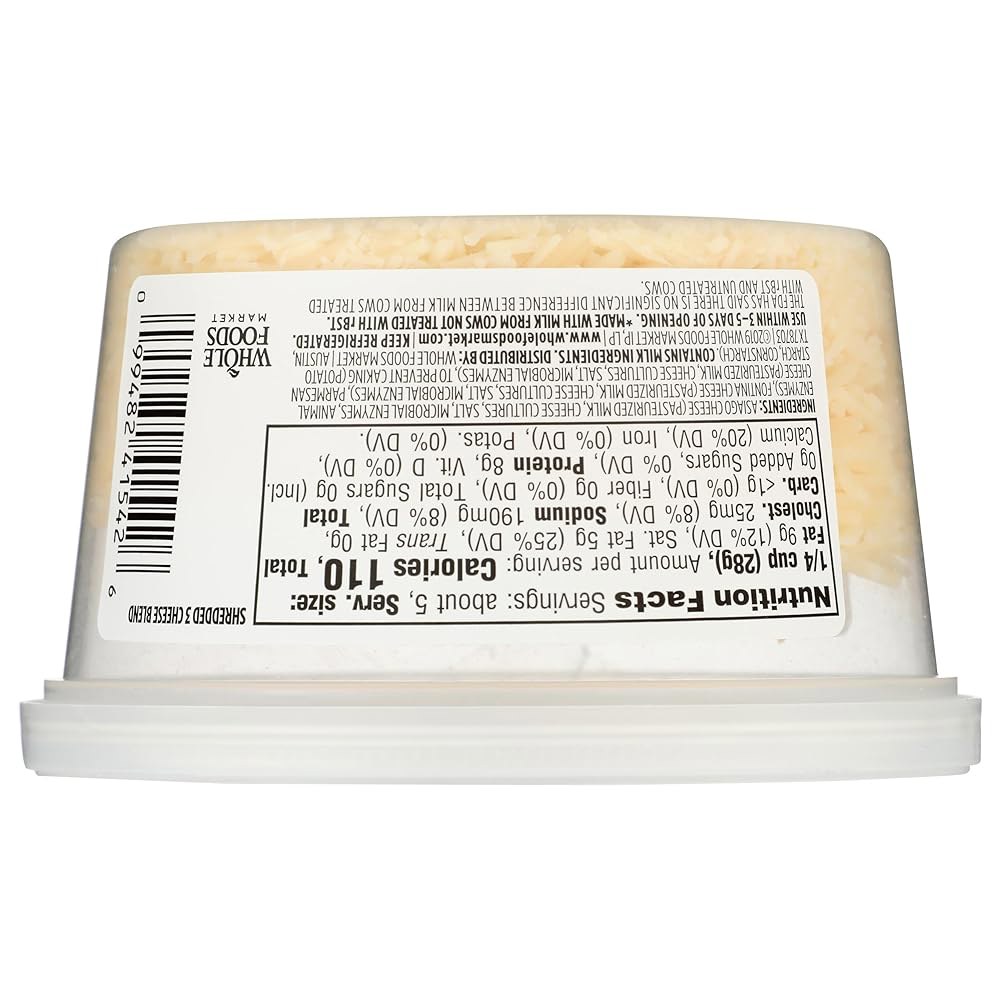 온애이 365 바이 홀푸드 마켓 블렌드 치즈 슈레드 5온스 8 Ounce : 와이제이티컴퍼니