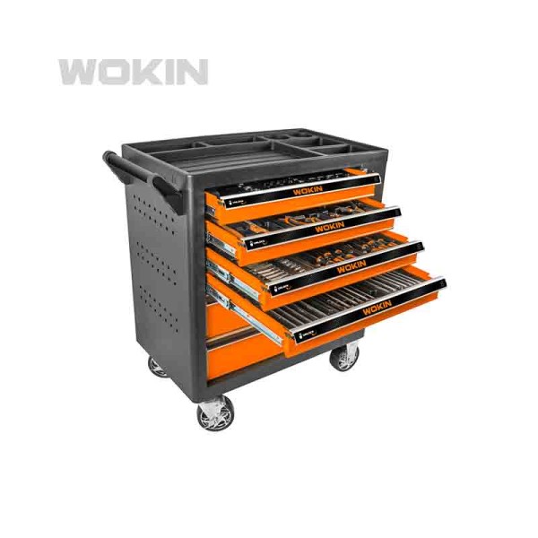 WOKIN 901510 Mechanic Tools Auto Kit Industrial 163pcs Roller Cabinet Hand Set : 바이셀투에이트