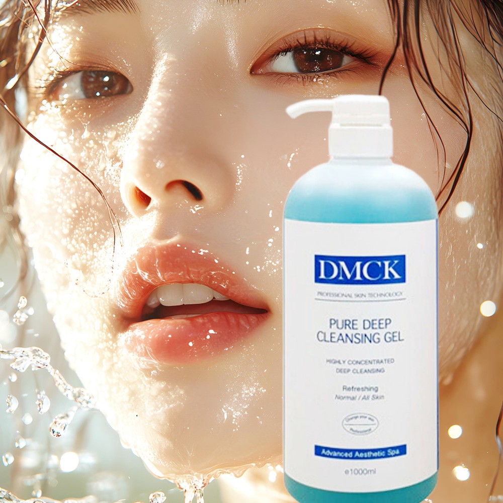 DMCK 퓨어 딥 클렌징 겔 1000ml 대용량 클린싱 해면 : 그린랜드에스테틱몰
