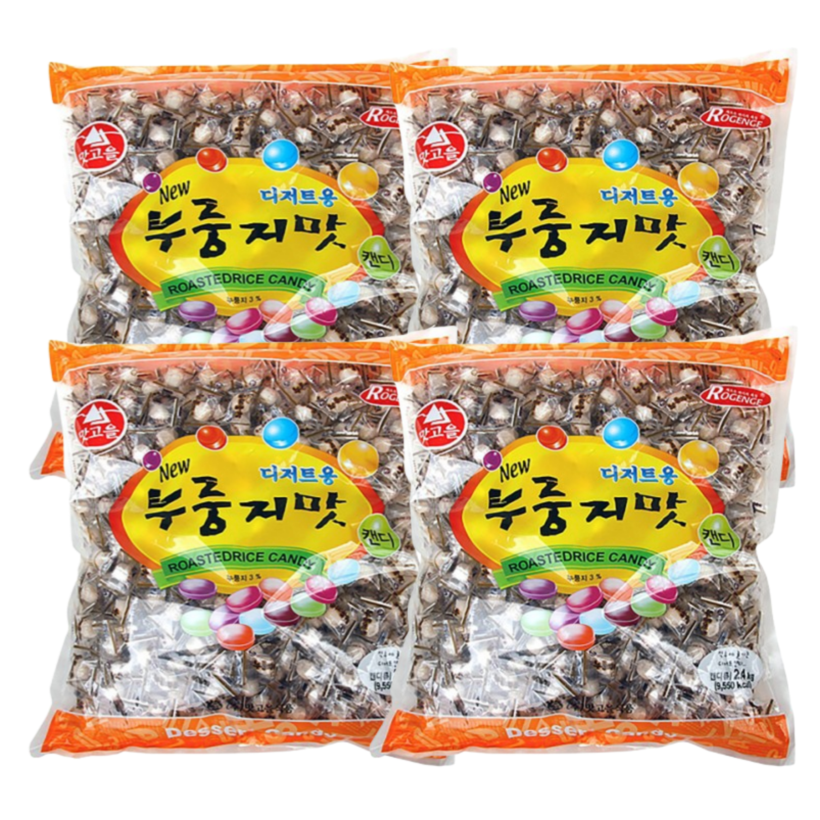 맛고을 누룽지맛 대용량 업소용 캔디 2.4kg, 4개 : 랜선스토어