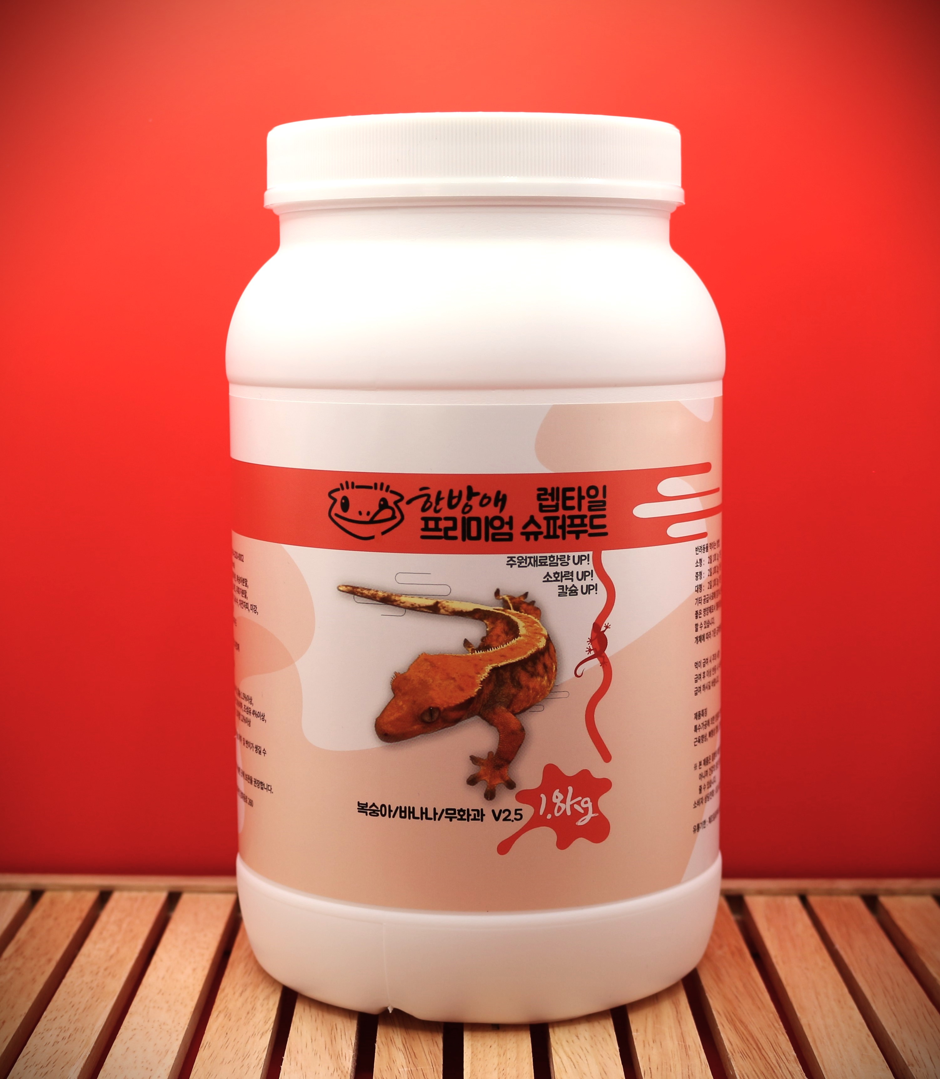 한방애 렙타일 프리미엄 슈퍼푸드 벌크 대용량 1.8kg 도마뱀먹이 크레스티드게코 : 렙타일 한방애