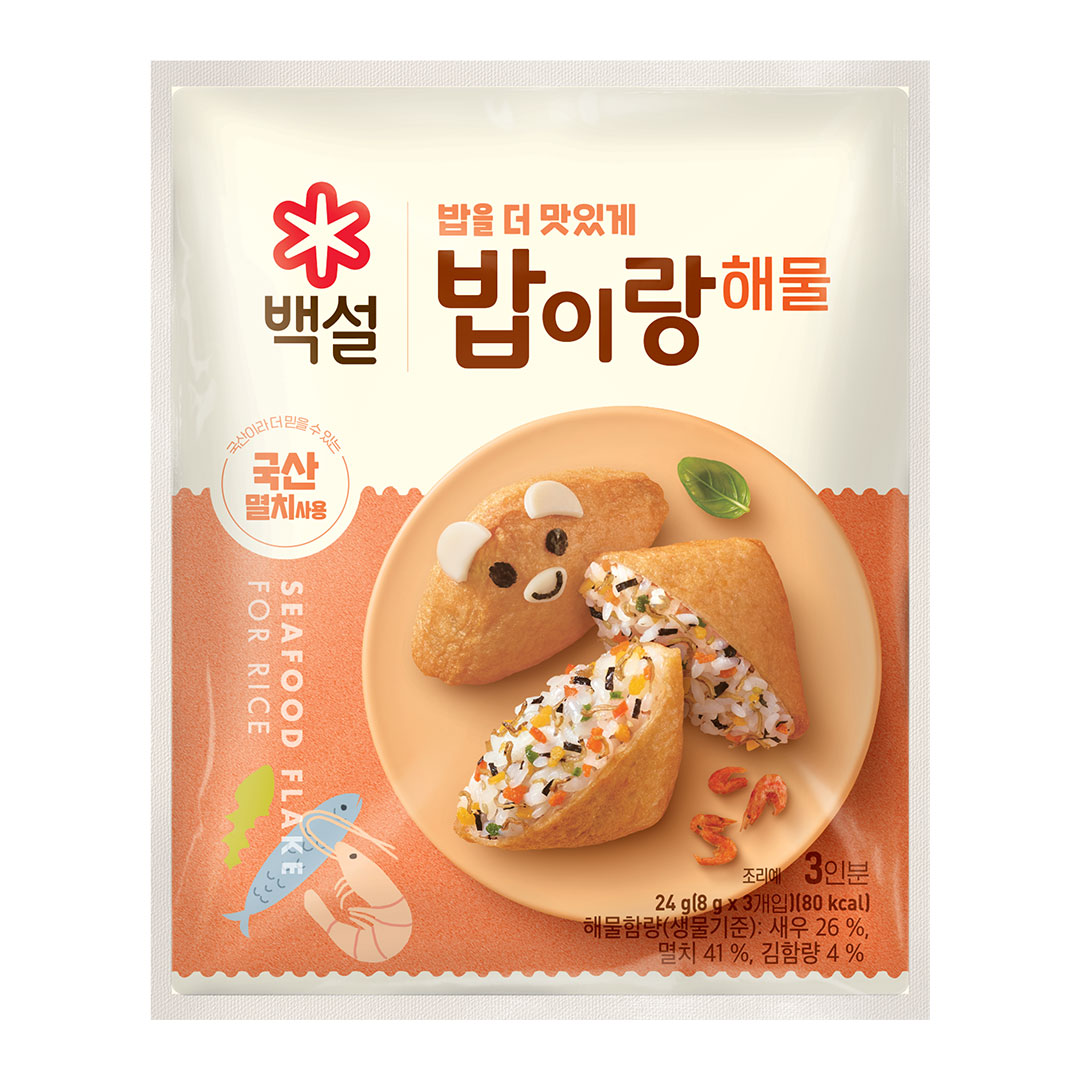 백설 밥이랑 해물 24Gx12개 : CJ제일제당
