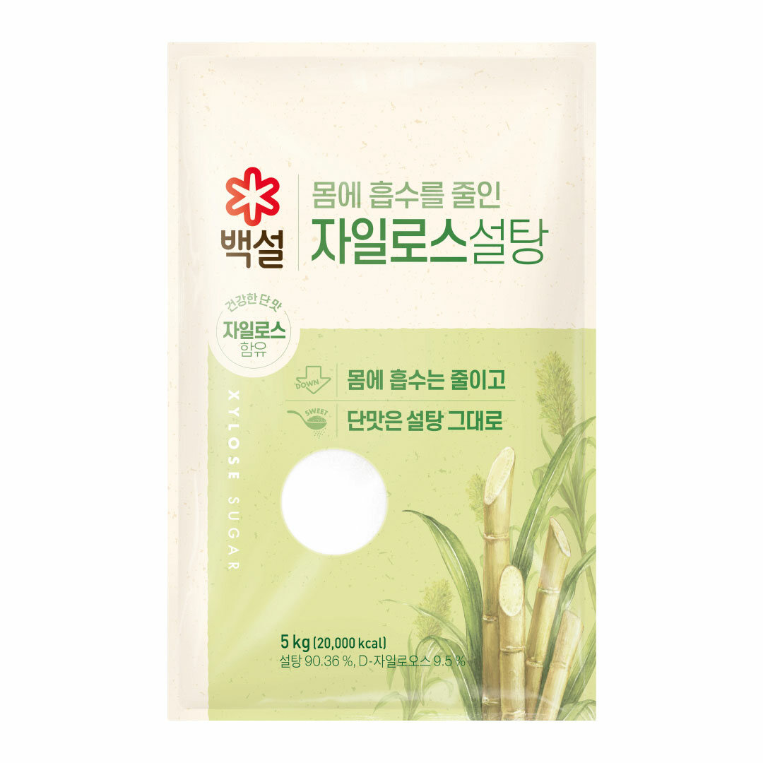 백설 하얀 자일로스 설탕 5kg 1개 : CJ제일제당