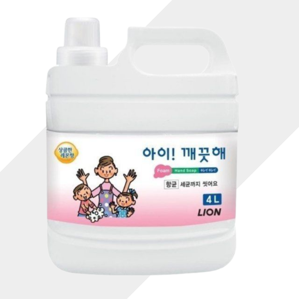 아이깨끗해 핸드워시 레몬향(리필) 4L, 1개 : 와이팡하우스