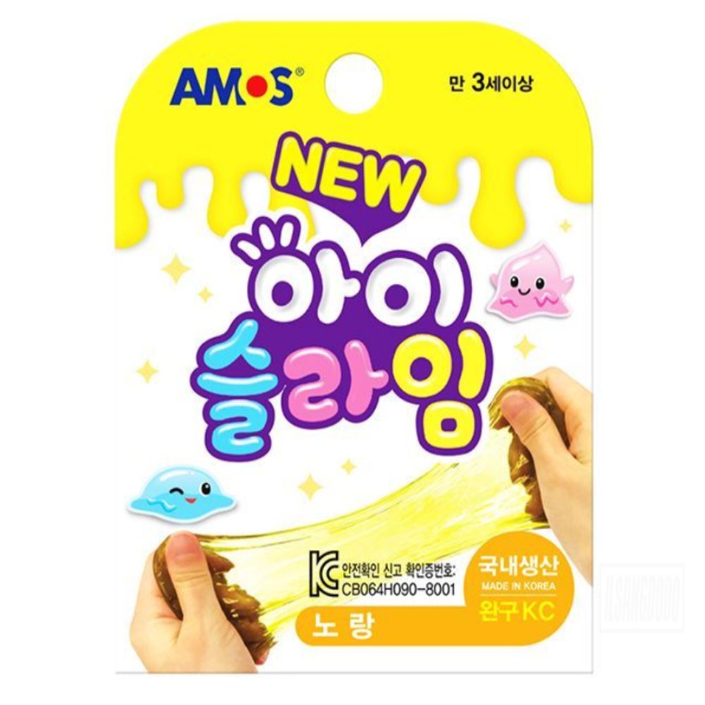 아이슬라임 70G (노랑) 수제슬라임 신나는놀이 조카선물 : 일상도도