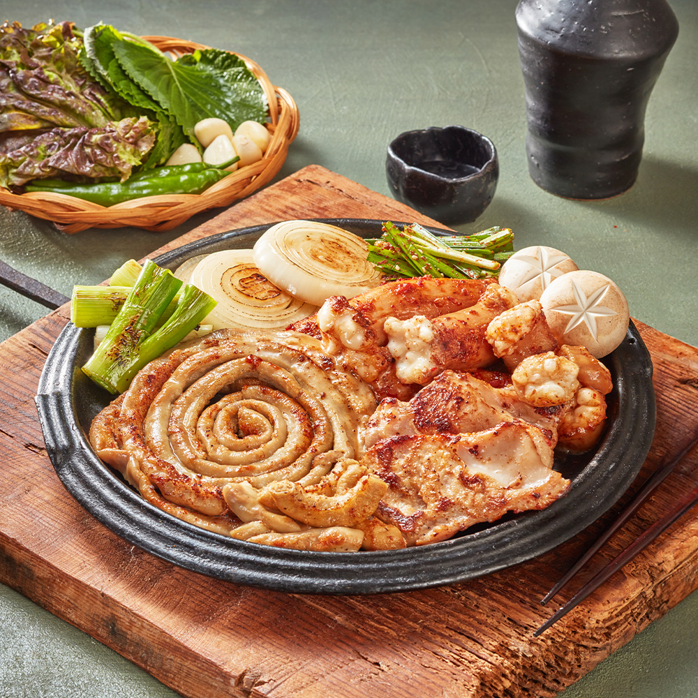 미식로 소곱창 소대창 소막창 모둠구이 450g+참소스 증정 : 미트엔조이