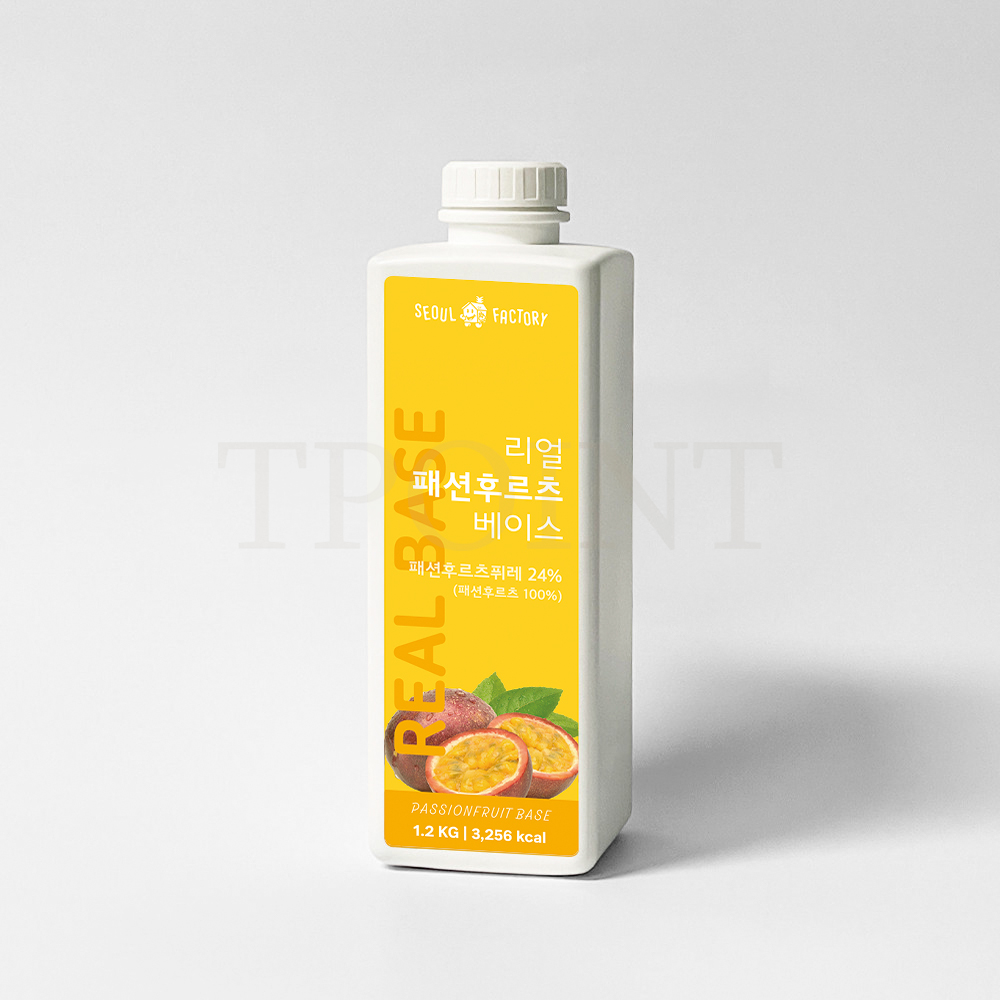 서울팩토리 리얼 패션후르츠 베이스 1.2kg : 티 포인트