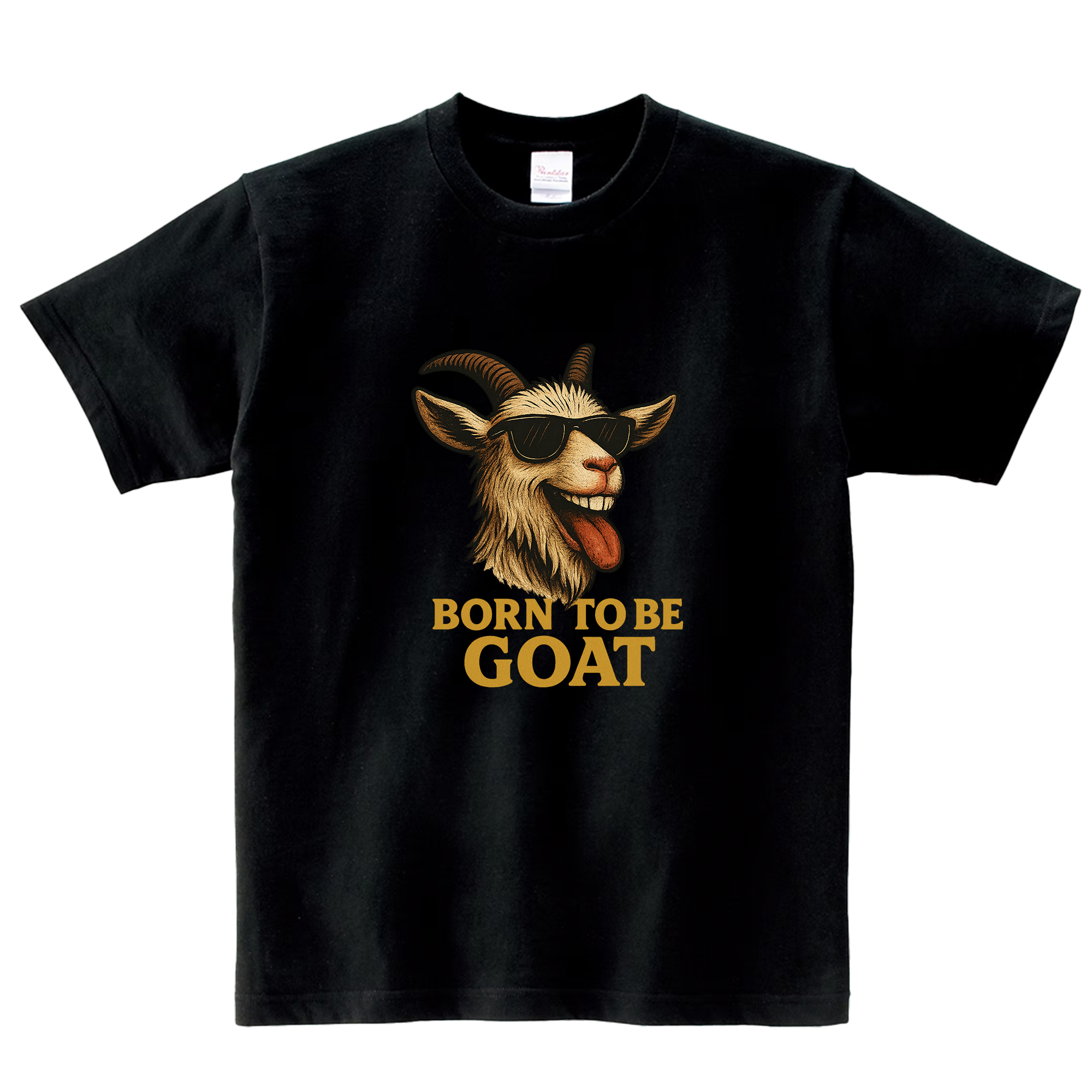 Born to be GOAT 본투비고트 밈 티셔츠 프린팅 티셔츠 반팔티 성인 남여공용 : OKIDOG