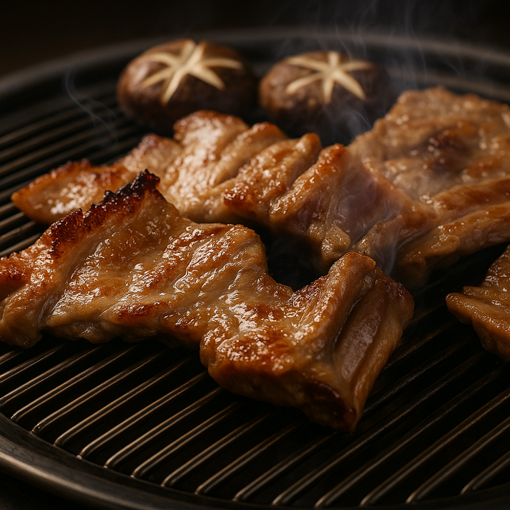 양념돼지갈비 95%원육 1등급 갈비 프리미엄 한돈 밀키트 캠핑 미소그릴 1kg, 1개 : 심플밀