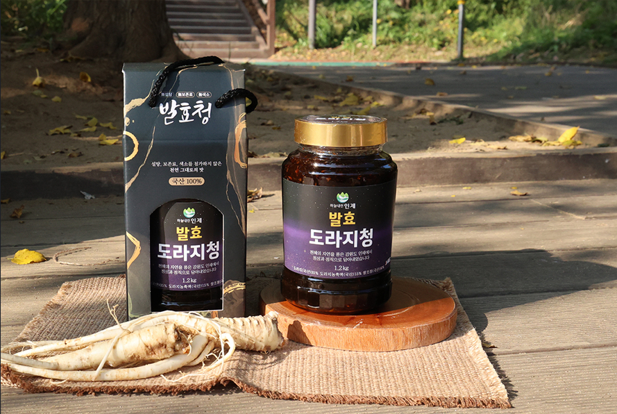 제이에이치푸드 발효도라지청 1,2kg 선물용 프리미엄 건강식품 : 태광양품