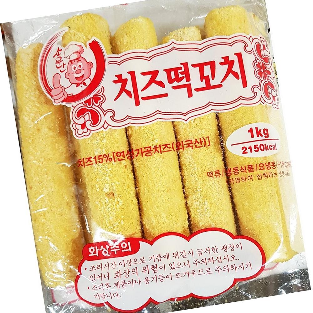 금호 치즈떡꼬치 1K 13개 쫄깃한 간식 분식 안주 : 은호스토어
