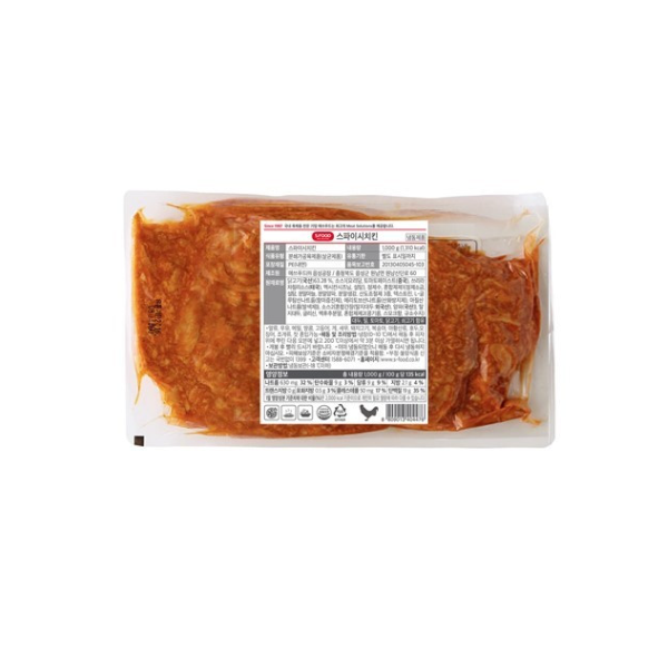 에쓰푸드 스파이시치킨 1kg 핫치킨 피자토핑 : 식자재민족