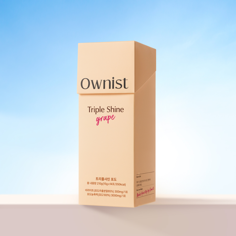 오니스트 트리플샤인 포도 비라이트 포도맛 미백 광채젤리 2주 : Ownist 오니스트