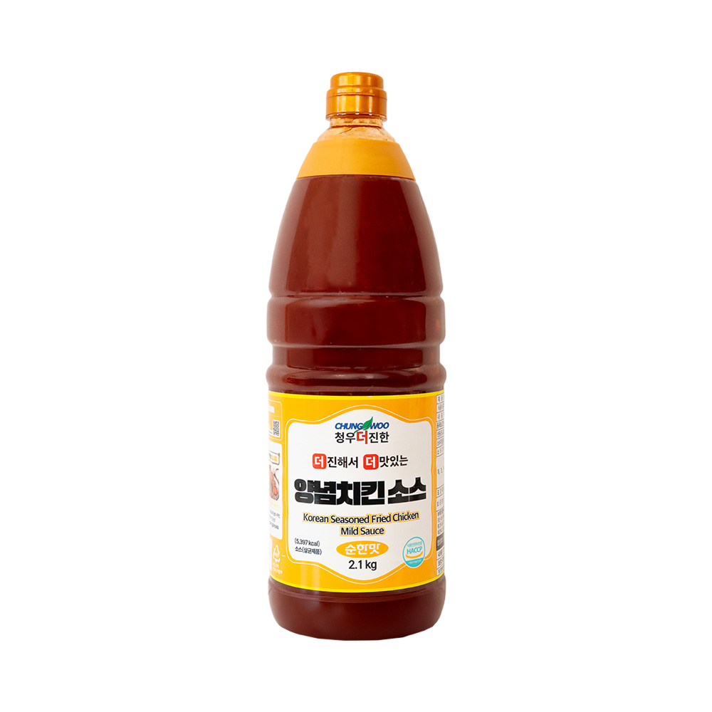 청우 더진한 양념치킨 순한맛 소스 2.1kg : 오투오 마켓