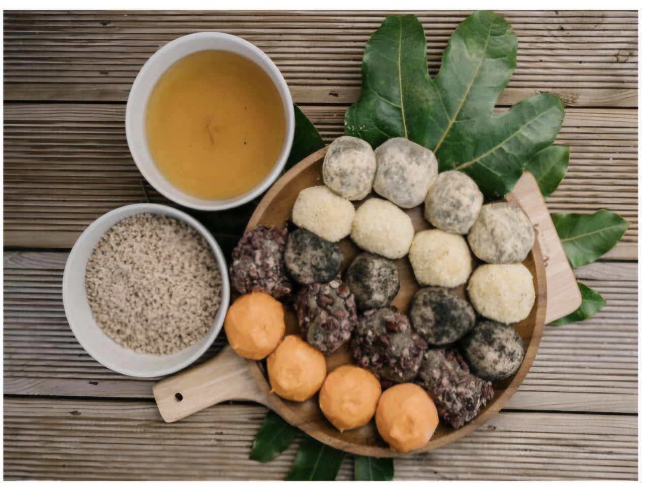 코코농수산물 제주 황칠 오메기떡 5가지 맛 30개입 : 코코농수산물