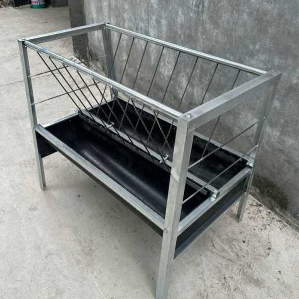 염소 먹이통 산양 사슴 송아지 밥통 배식통 목장 축사 100x85x65cm(컨베이어 벨트) : 비종합유통