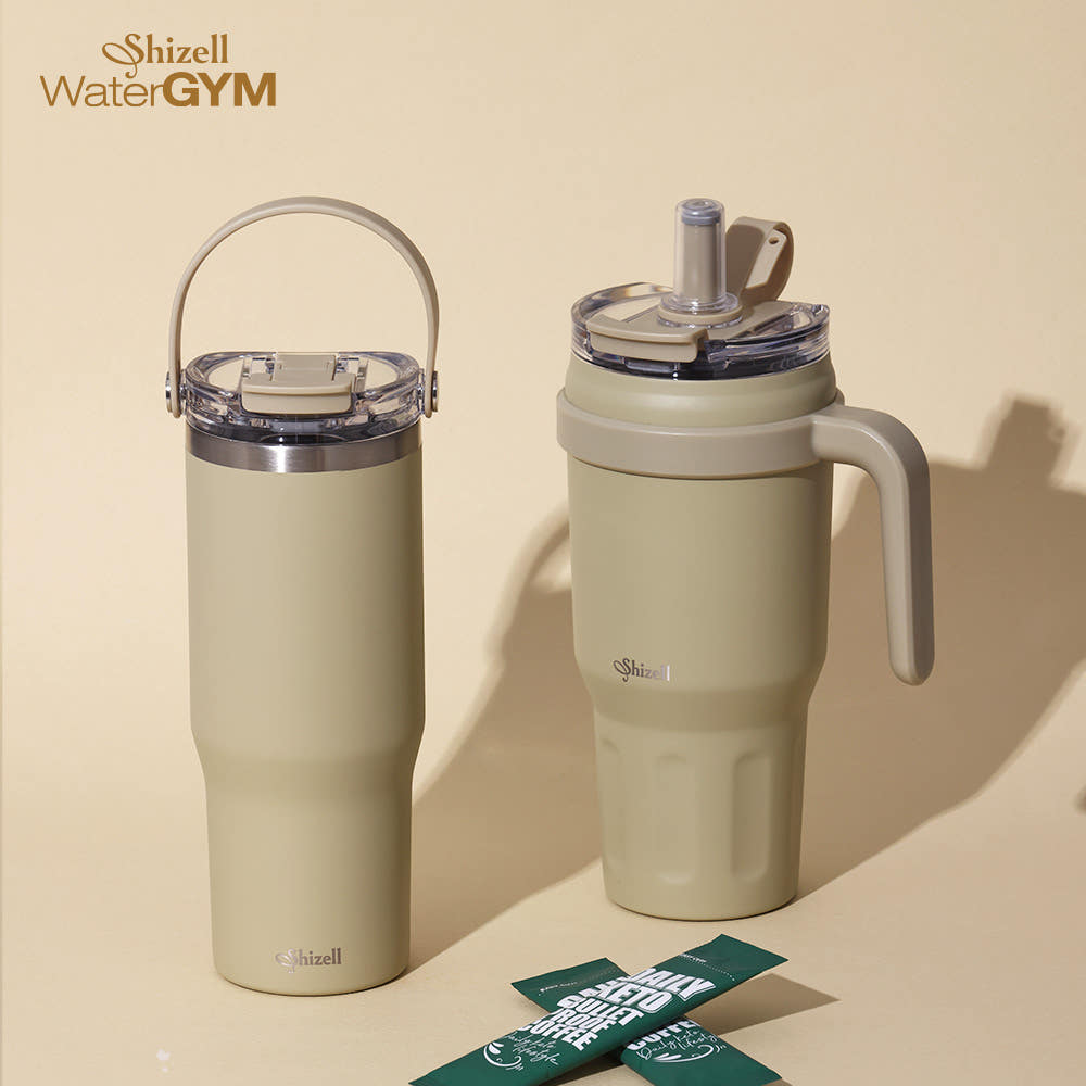 [쉬젤] 워터짐 텀블러 3종 스텐물병 600ml 900ml 1200ml 대용량 핸들 빨대 : 케이유씨