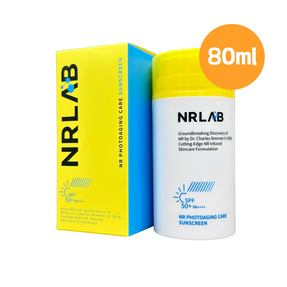 엔알랩 NR 광노화 선크림 포토에이징 케어 선스크린 80ml : 소하쇼핑