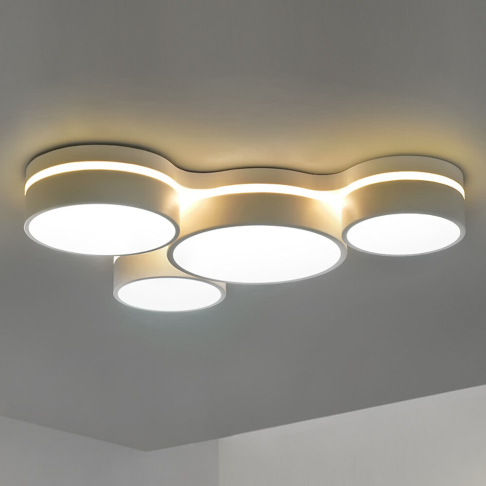거실조명 거실등 인테리어 홀릭 LED 원형 80W : 공간조명 스토어