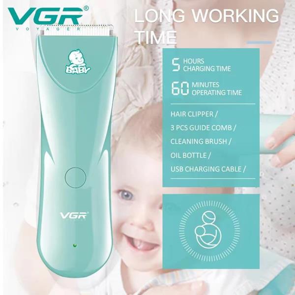 VGR 빨 수있는  머리 깎기 전문 전기  무선 트리머 V-150 : 미주투투