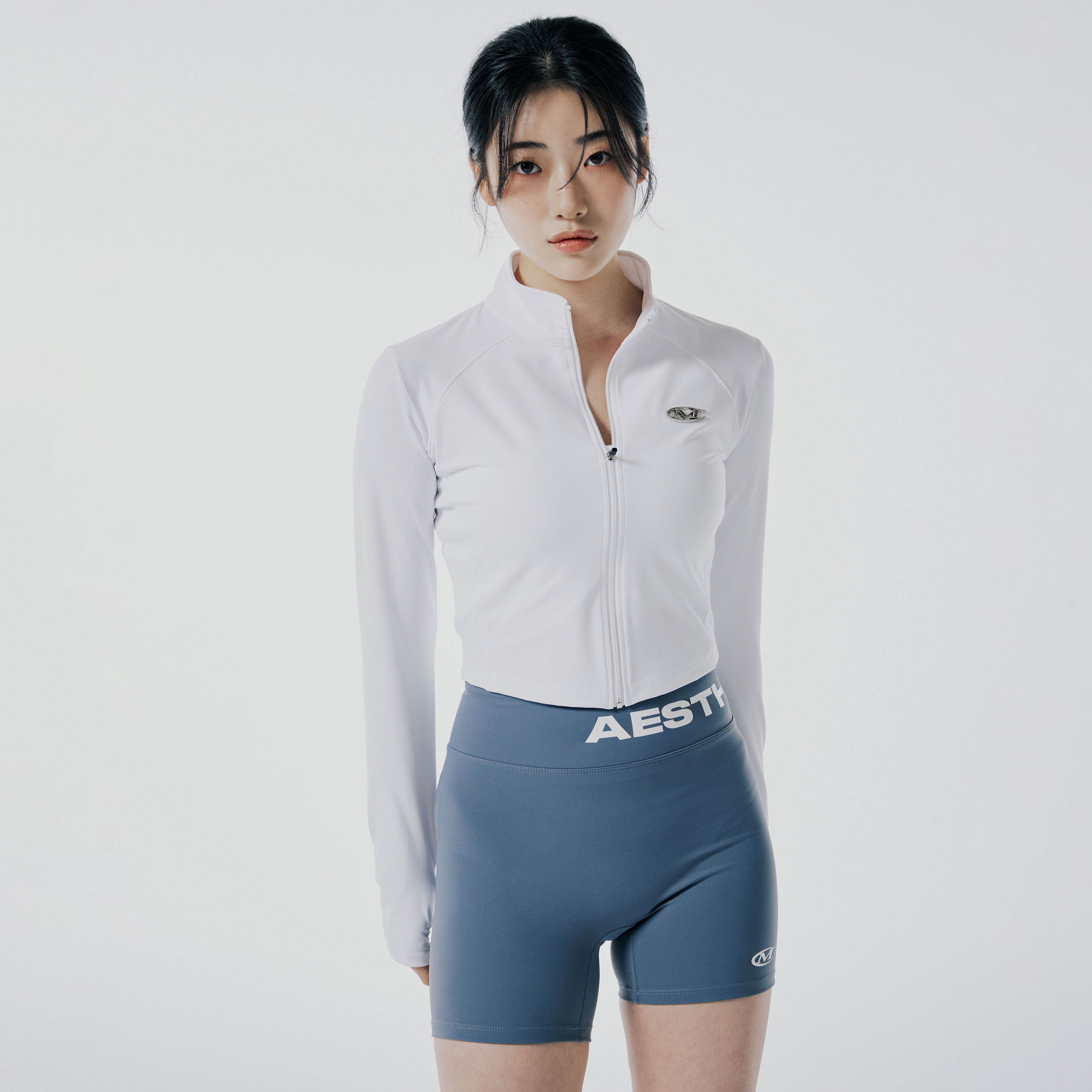 미학 에스테틱 3.5부 바이커쇼츠 운동복 짐웨어 : MIHK 미학