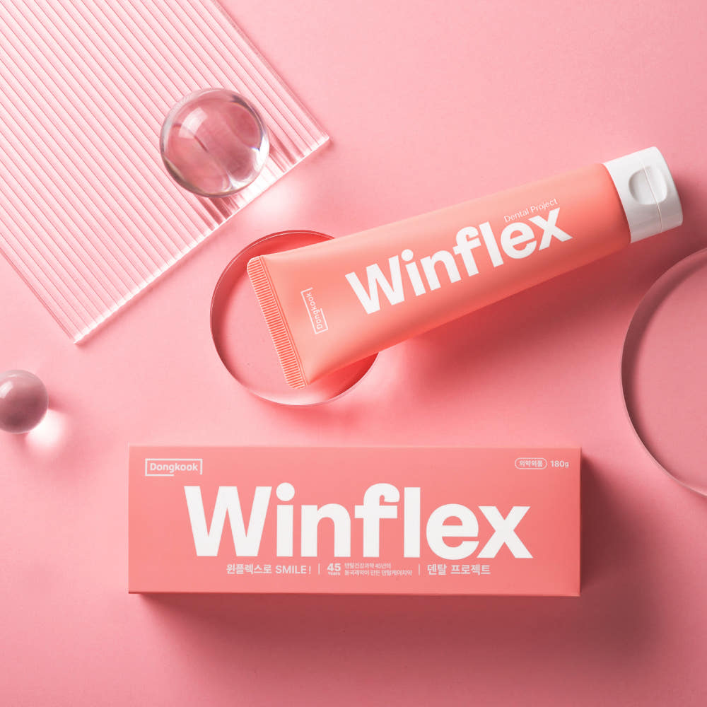 윈플렉스 잇몸치약 핑크 180g, 1개 : 동국제약 팜스토어