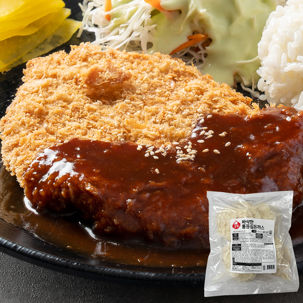이제이푸드스토리 통 상신 등심 돈까스 1kg cj 굿딜 : 이제이 푸드스토리