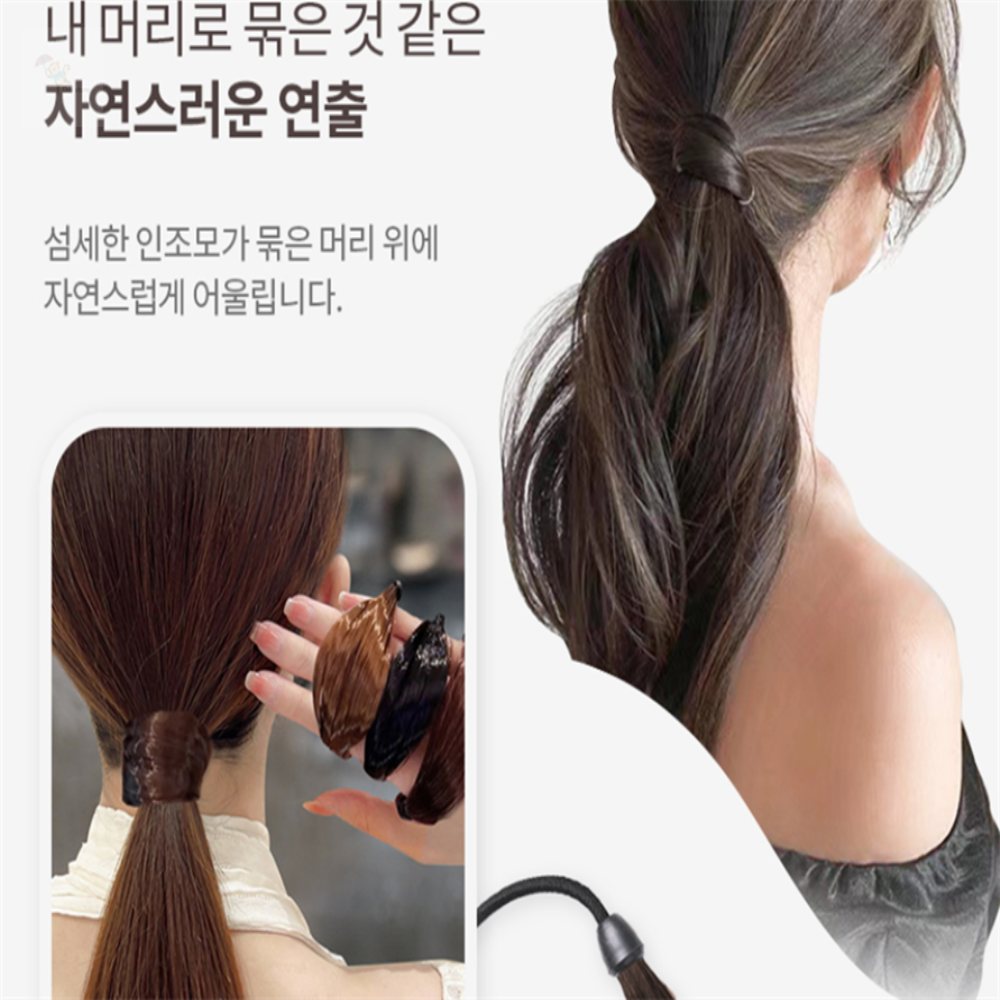 수기디자인 머리끈 헤어고무줄 헤어악세사리 : mydaymarket