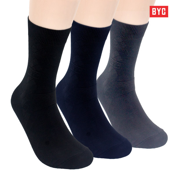 BYC 남자 기획 신사정장양말 / 정장 캐주얼 어디에나 잘 어울리는 베이직양말 : 모어스텝
