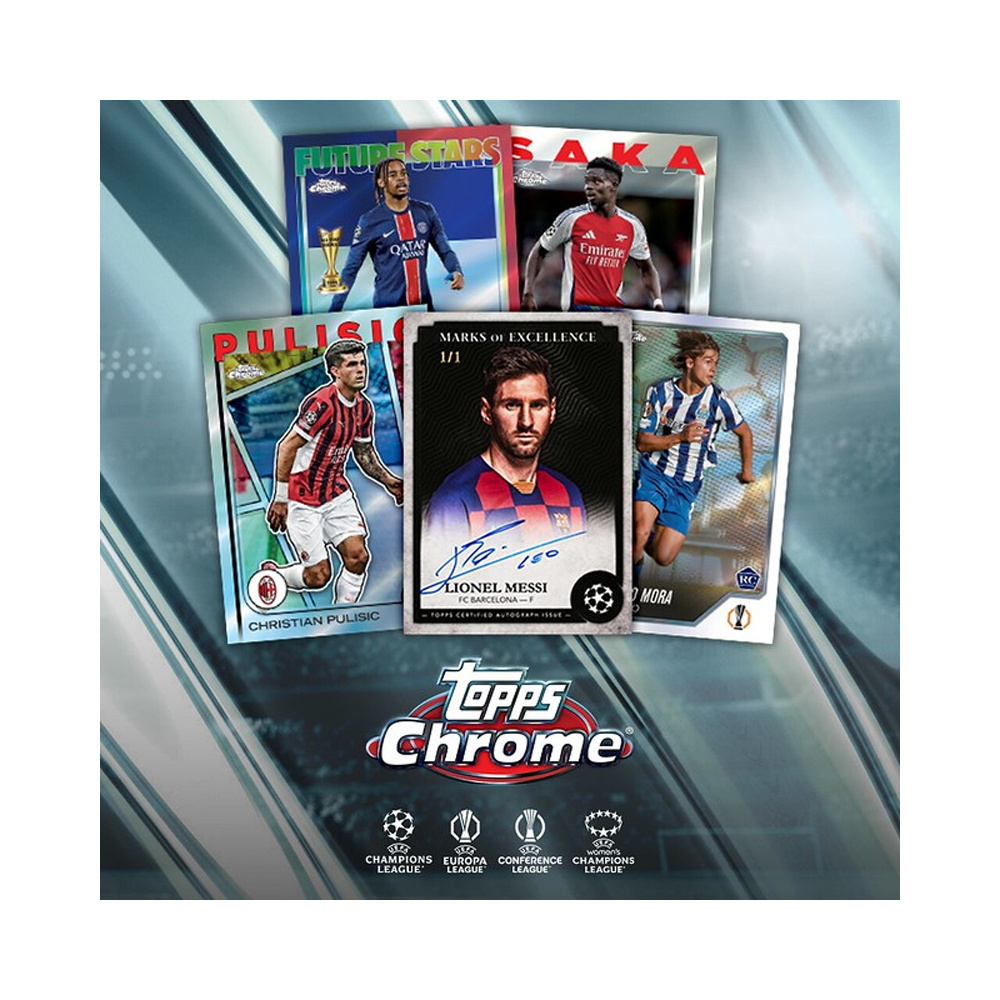 손흥민 축구카드 24-25 Topps Chome UEFA 클럽 밸류 1박스 홀란드 음바페 : 월드스포츠카드 서울신도림점
