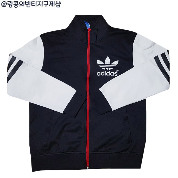 아디다스 스트릿 불꽃 빅로고 져지 자켓 : 랑콩의빈티지구제샵