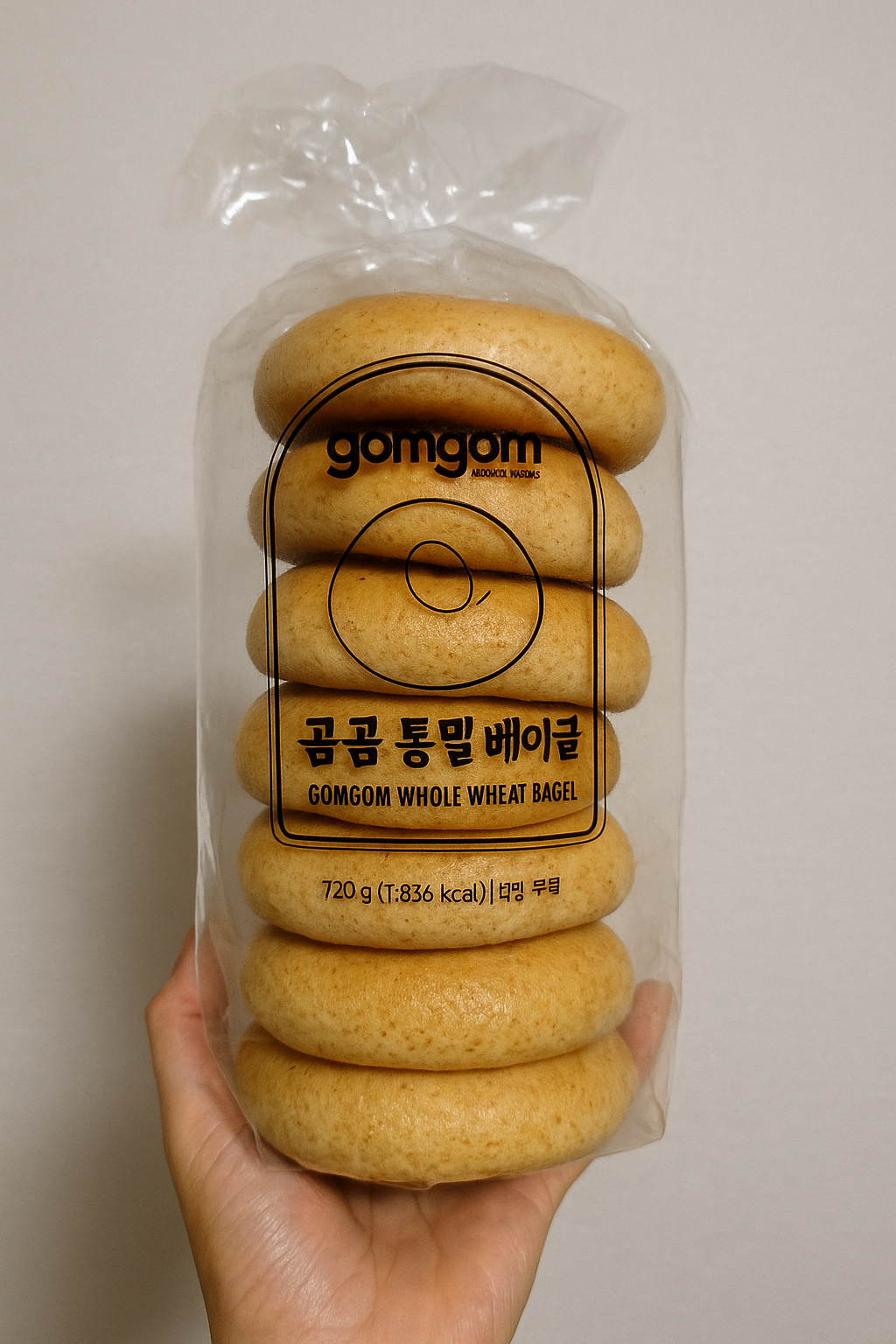 곰곰 통밀베이글 홈카페 냉동빵 냉동베이글 6입 720g : 오붐마켓몰