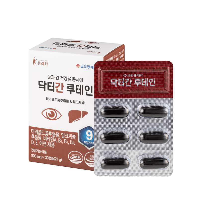 [소비기한 임박] 코오롱제약 닥터간 루테인 30캡슐, 1개 : 코오롱헬스케어